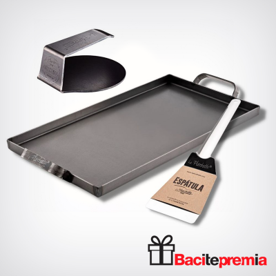 Planchetta 2 Hornallas con Smasher y Espátula La Planchetta